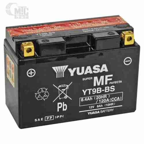 Аккумулятор на мотоцикл GS Yuasa Maintenance Free [YT9B-BS] 6СТ-8 Ач L EN120 А 150x70x105мм